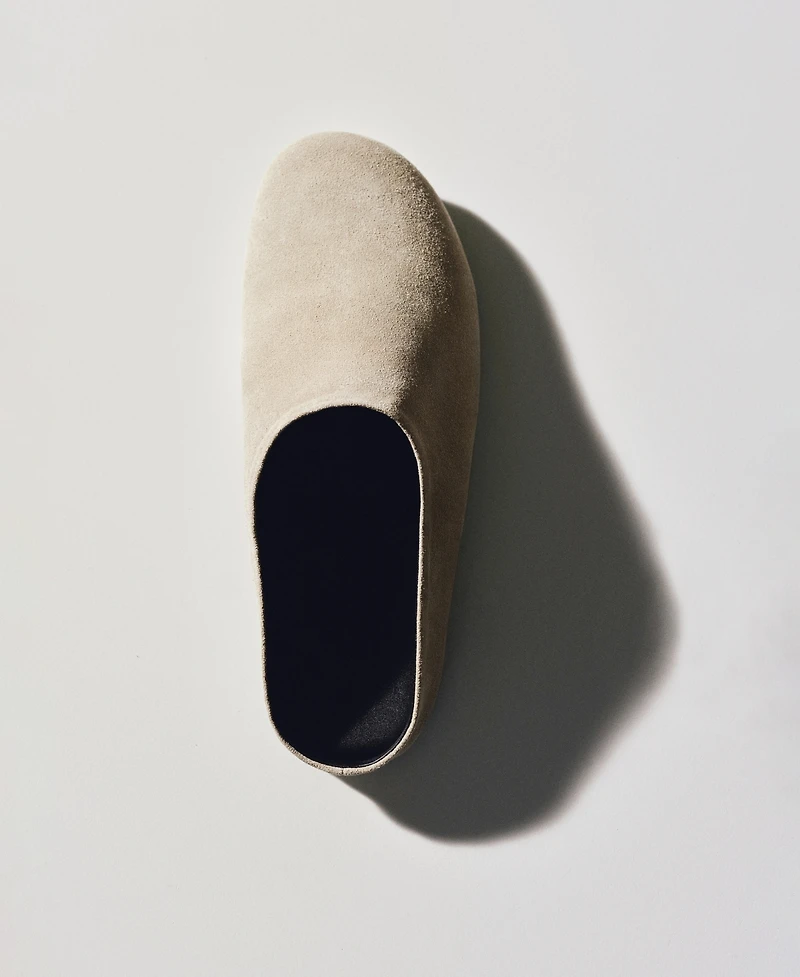 Mango Men's Suede Leather Clogs