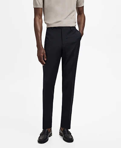 Mango Men's Turin Virgin Wool Suit Pants