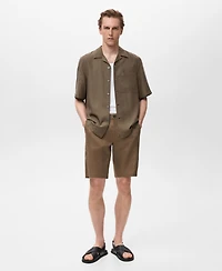 Mango Men's Regular-Fit Lyocell Shirt