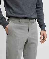 Mango Men's Stretch Fabric Super Slim-Fit Suit Pants