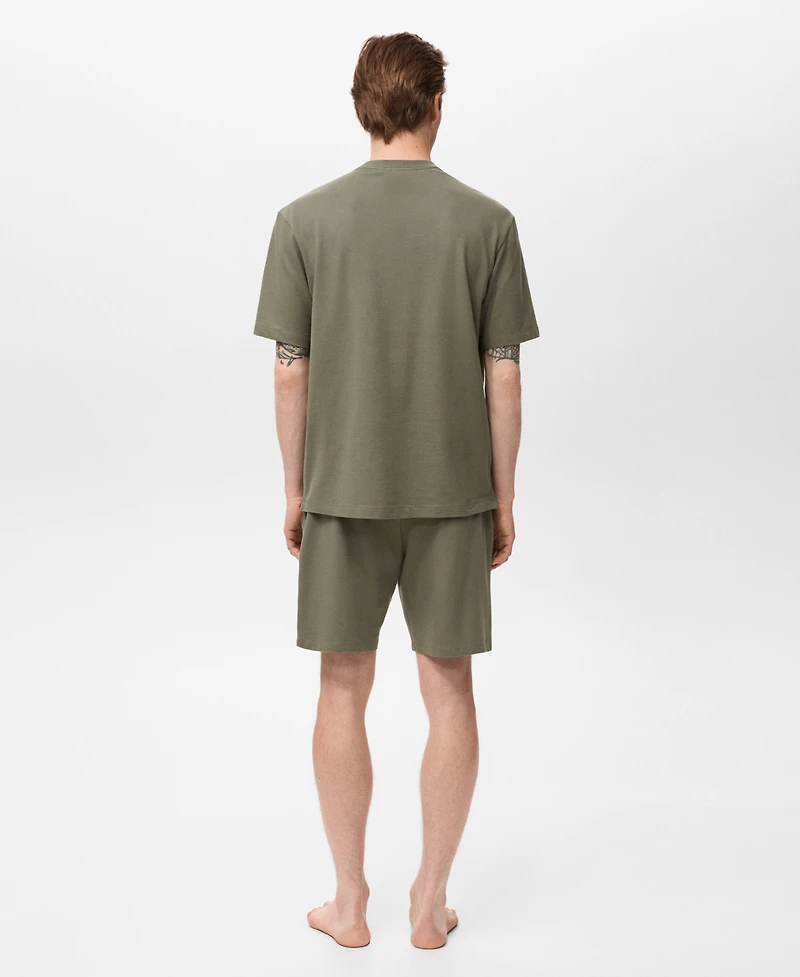 Mango Men's Cotton Shorts Pajama Pack