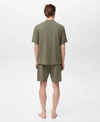 Mango Men's Cotton Shorts Pajama Pack
