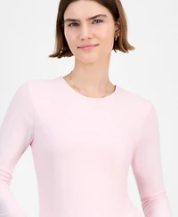 Hippie Rose Juniors' Crewneck Long-Sleeve Top