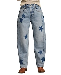 Lucky Brand Women's Legend High-Rise Barrel-Leg Jeans