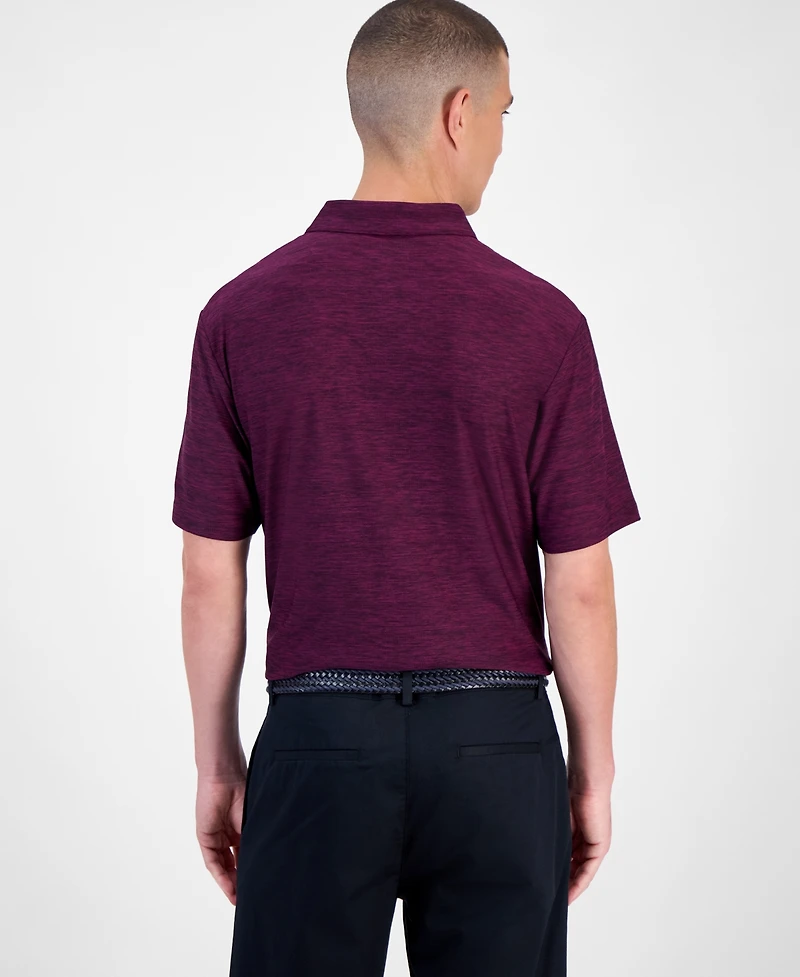 Pga Tour Men's Textured Polo Shirt