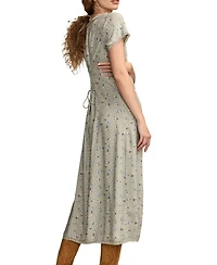 Lucky Brand Women's Simone Floral-Print Midi Dress