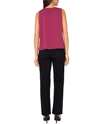 Vince Camuto Women's Sleeveless Ruffled Top