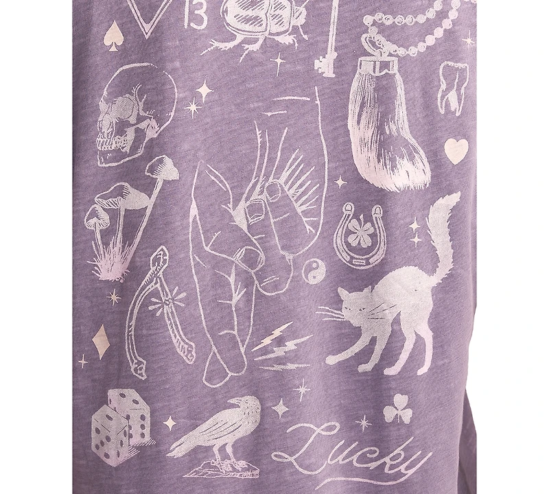 Lucky Brand Women's Charms Classic Crewneck Cotton T-Shirt