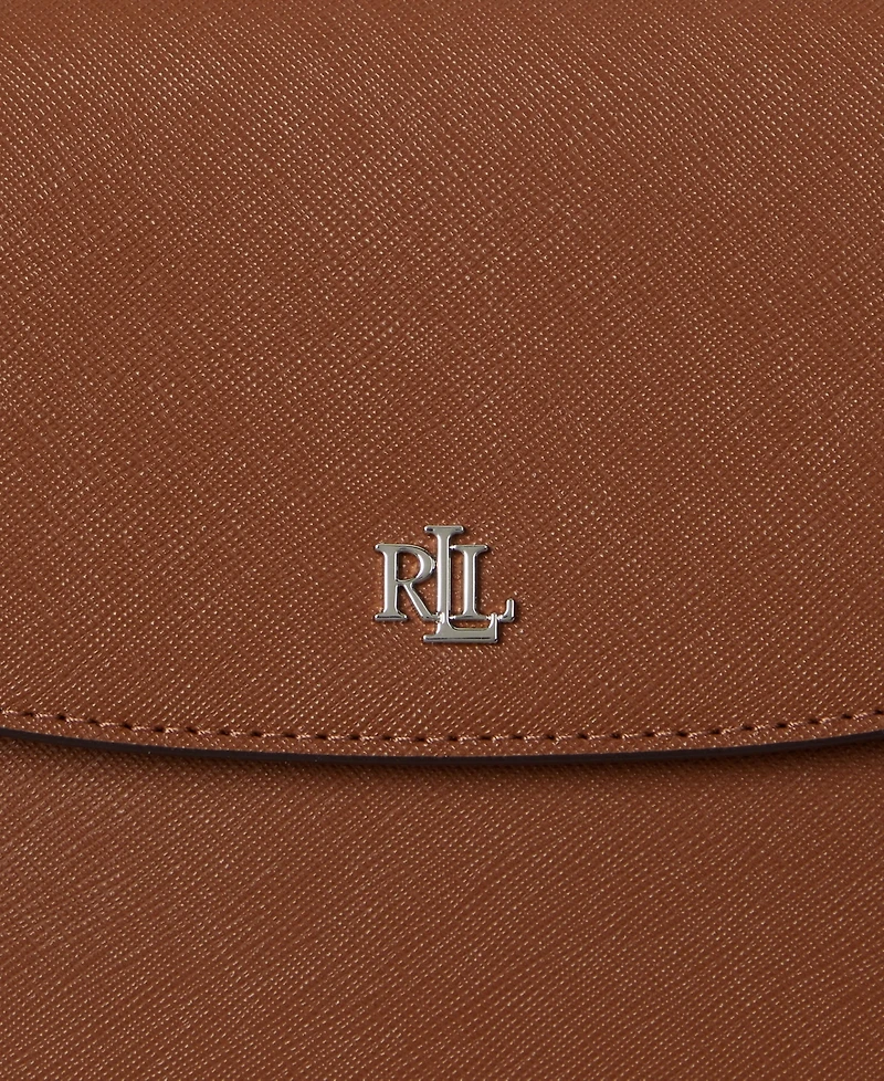 Lauren Ralph Lauren Two-Tone Leather Small Schylar Shoulder Bag