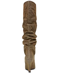 Steve Madden Women's Distortion Knee-High Slouch Wedge Boots