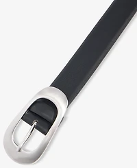 On 34th Faux-Leather Oval Buckle Belt, Macy's Exclusive
