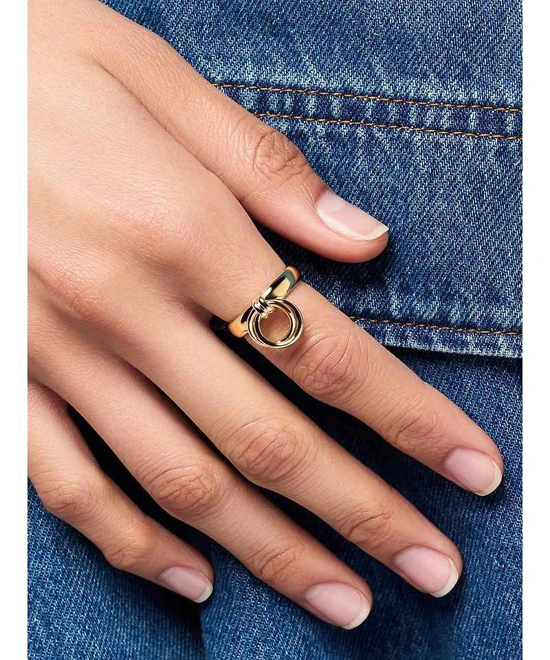 Ana Luisa Gold Band Ring - Grayson