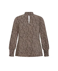 City Chic Women's Indie Print Top