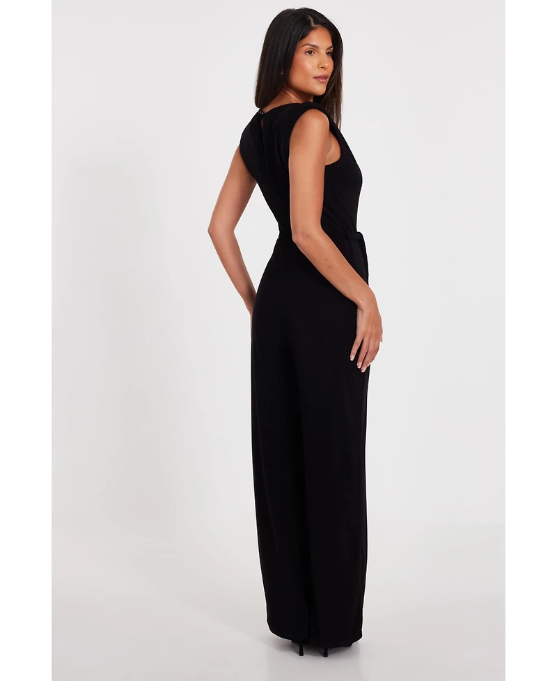 Quiz Women's Ity Waist Tie Jumpsuit