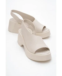 Roy Leather Wedge Sandal (Women)