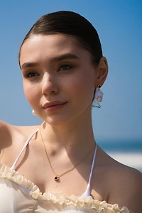 Classicharms Skyler Freshwater Baroque Pearl Drop Earrings