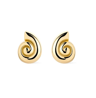 Gold Stud Earrings - Ariel Studs