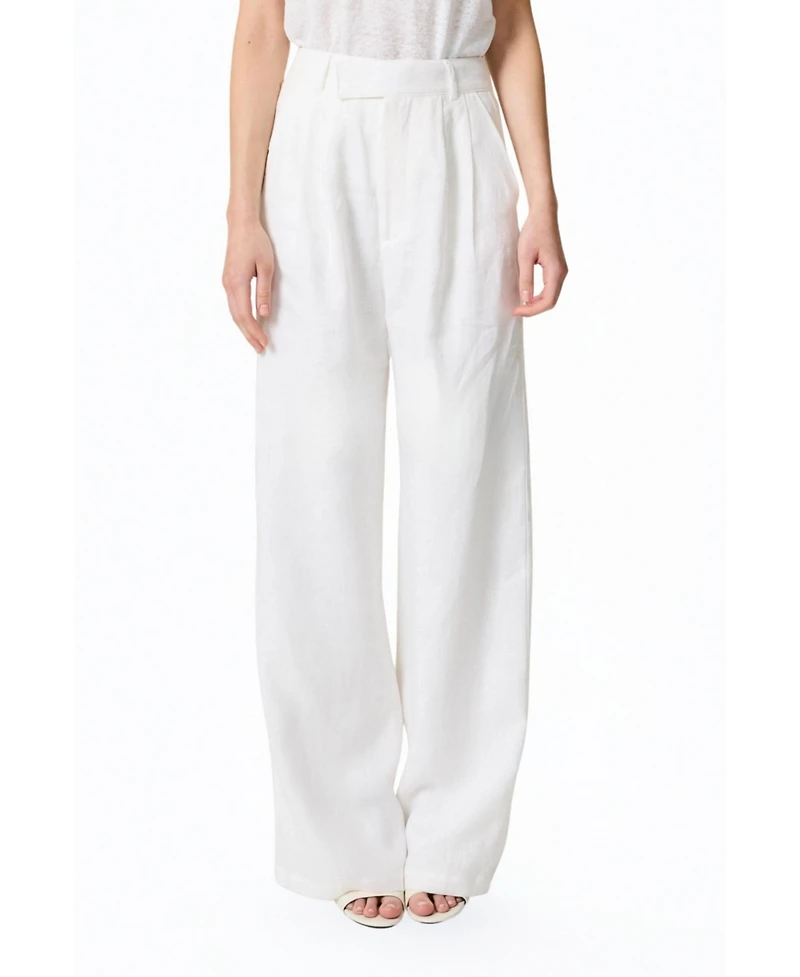 Nocturne Women's Wide-Leg Linen Pants