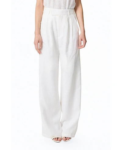 Nocturne Women's Wide-Leg Linen Pants