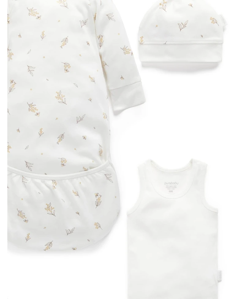 Purebaby Baby Boy and Girl Newborn Hospital Pack 6 Piece