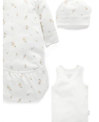 Purebaby Baby Boy and Girl Newborn Hospital Pack 6 Piece