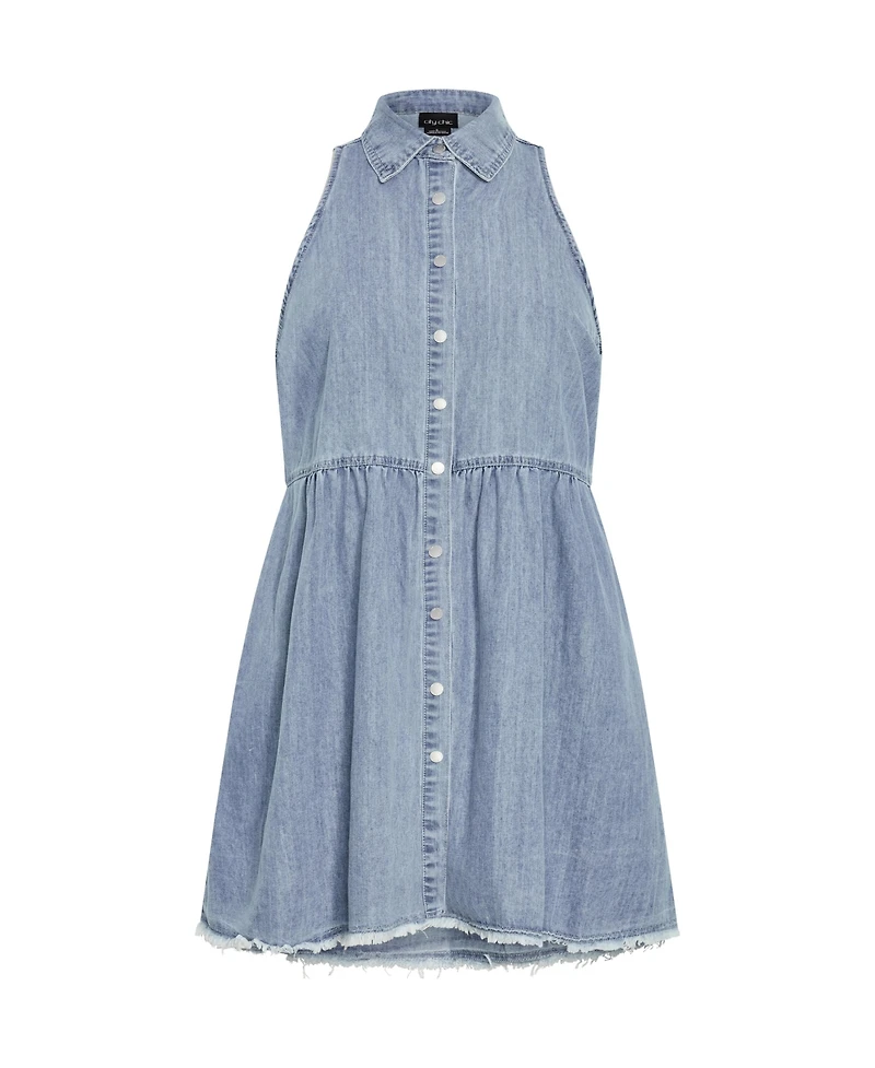 City Chic Plus Dulce Sleeveless Dress