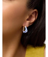 Ana Luisa - Statement Earrings - Dakota Marble Blue