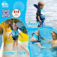 Quiksilver Uscg Approved Life Jacket, Evoprene Pfd Pvc Foam Swim Vest
