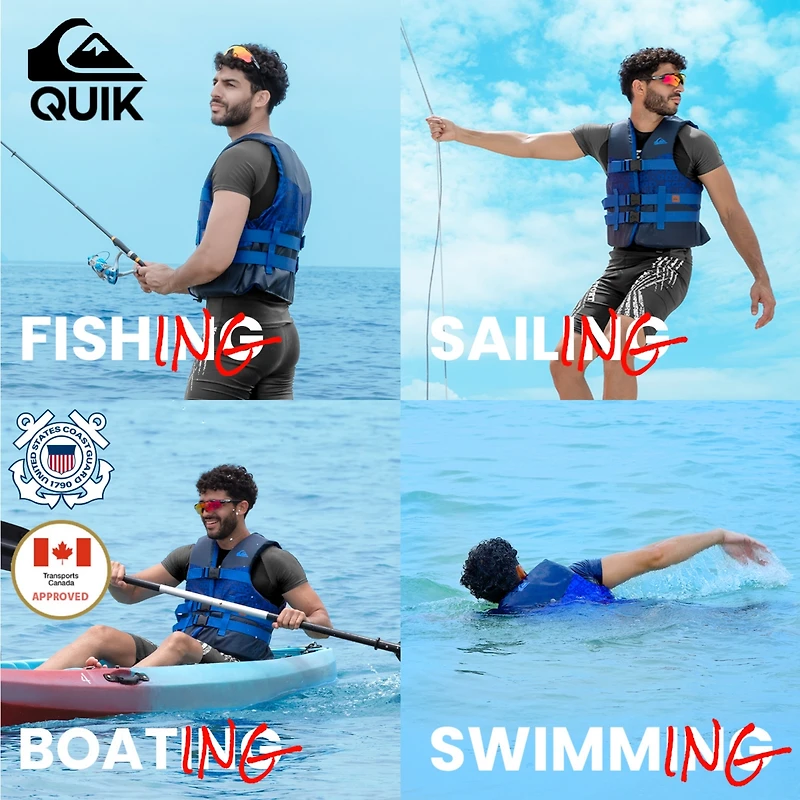 Quiksilver Uscg Approved Men's Life Vest