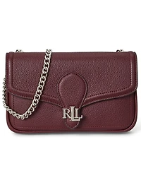 Lauren Ralph Lauren Bradley Small Pebbled Leather Crossbody Wallet