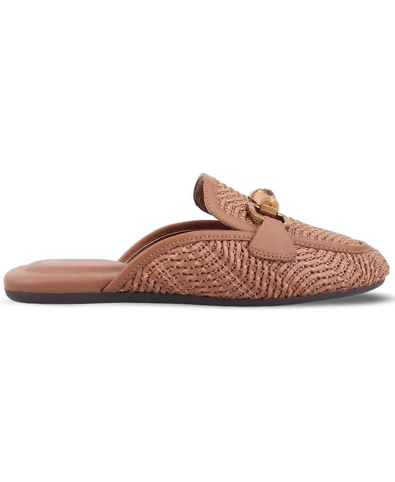 Giani Bernini Women's Kayda Raffia Woven Slip On Mules, Created for Macy's
