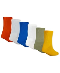 Jordan Big Kids' Everyday Essentials Crew Socks, 6-Pack