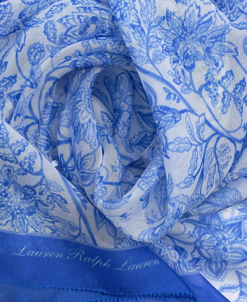 Lauren Ralph Lauren Summer Floral Square Scarf
