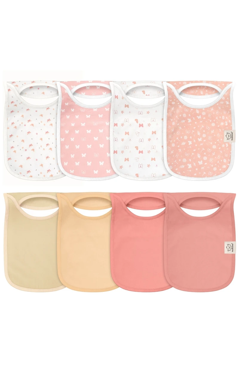 KeaBabies 8-Pack Baby Bibs for Boys, Girls, Pull-on Bibs, Drool Boy, Girl, Bib Unisex