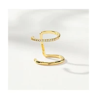 14k Gold-Plated Simple Shine Ear Cuff Earring