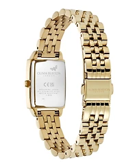 Olivia Burton Women's Quartz Gold-Tone Stainless Steel Bracelet Watch 25.5mm x 20.5mm