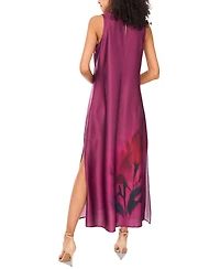 Vince Camuto Women's Placed-Print Maxi Dress