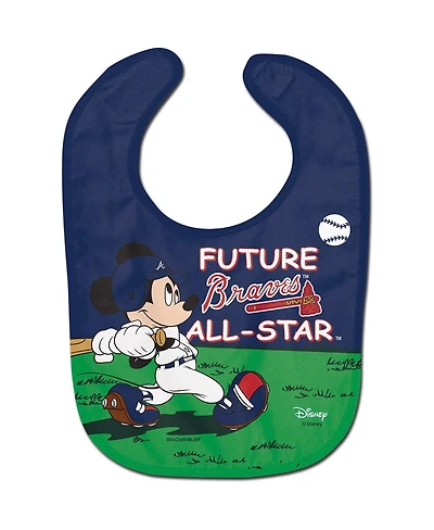 Wincraft Atlanta Braves Disney Mickey All Pro Baby Bib