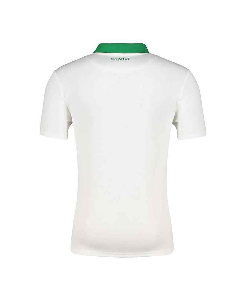 Charly Men's White Santos Laguna Dry Factor Polo Shirt