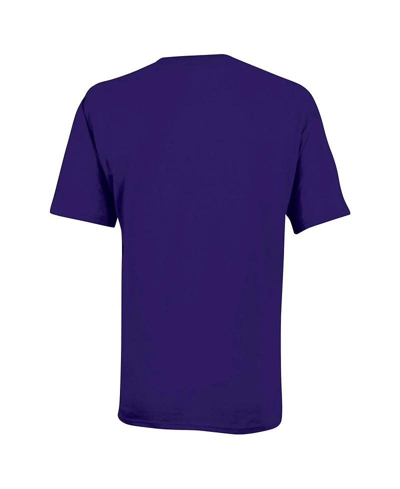 Champion Big Boys and Girls Purple Washington Huskies Arch Over Logo T-Shirt