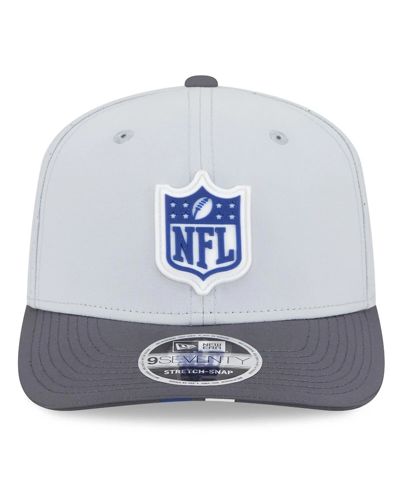 New Era Men's Gray/Graphite 2025 Nfl Training Camp 9SEVENTY Adjustable Hat