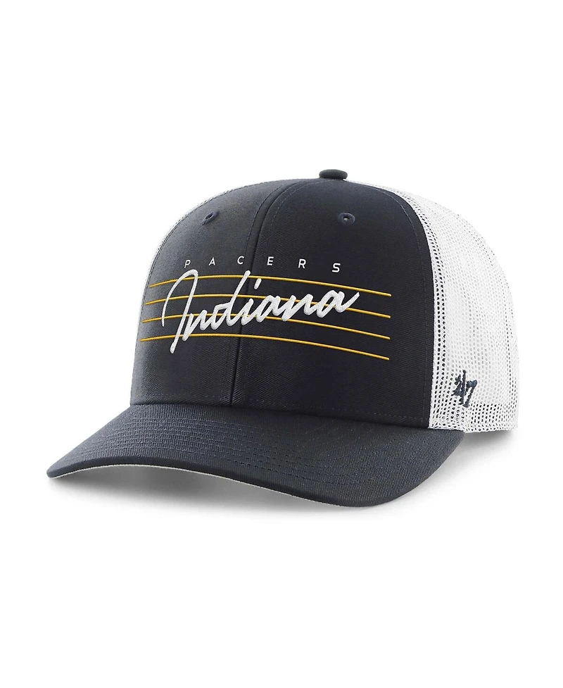 '47 Brand Men's Navy Indiana Pacers Downburst Trucker Adjustable Hat