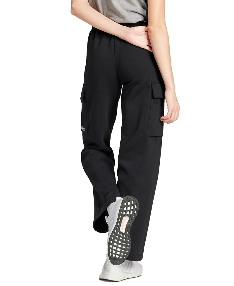 adidas Women's Essentials Fleece Cargo Sweatpants