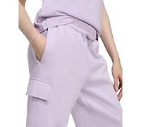 adidas Women's Essentials Fleece Cargo Sweatpants