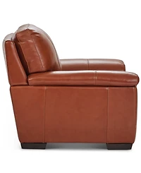 Cobbie Leather 46" Chair, Macy's Exclusive