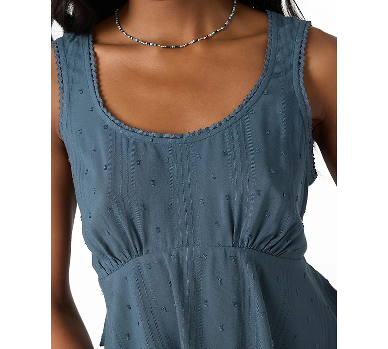 O'Neill Juniors' Julye Scoop-Neck Sleeveless Top