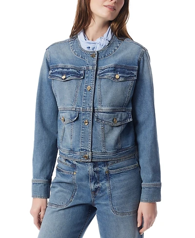 Dee Ocleppo Women's Amy Collarless Denim Jacket