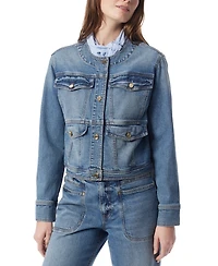 Dee Ocleppo Women's Amy Collarless Denim Jacket