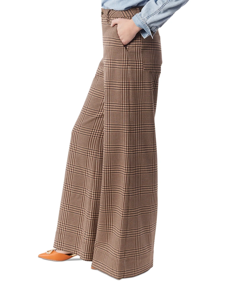 Dee Ocleppo Women's Tabitha Plaid Wide-Leg Pants