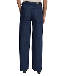 Dkny Jeans Petite High-Rise Tailored Trouser